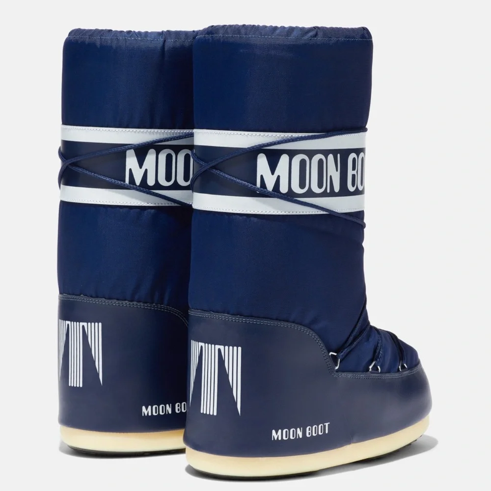 Kids Icon Blue Nylon Boots - Picture 2 of 2